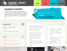 Tablet Screenshot of chambe-carnet.com